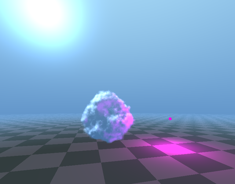 Lit Raymarched Cloud