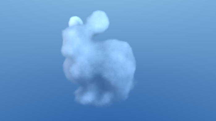 Stanford Bunny-shaped cloud
