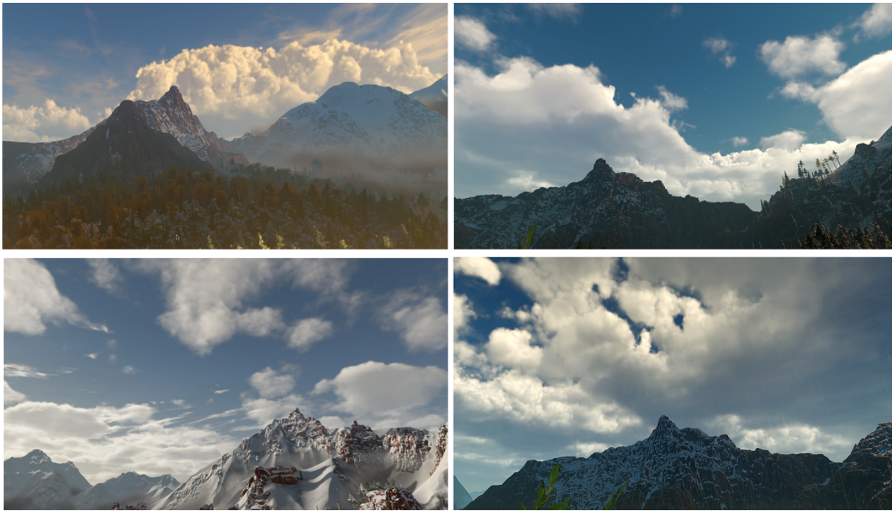 Raymarched Clouds by Schneider et al.